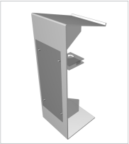 pupitru din plexiglas