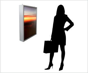 caseta luminoasa dubla fata