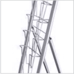 stand pentru brosuri aluminium