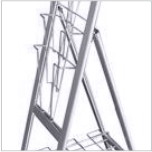 stand de brosuri aluminium