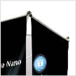 three sided banner display