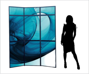 wall panel display 3x3