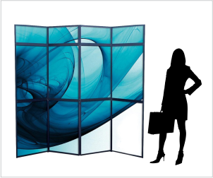 wall panel display 3x4